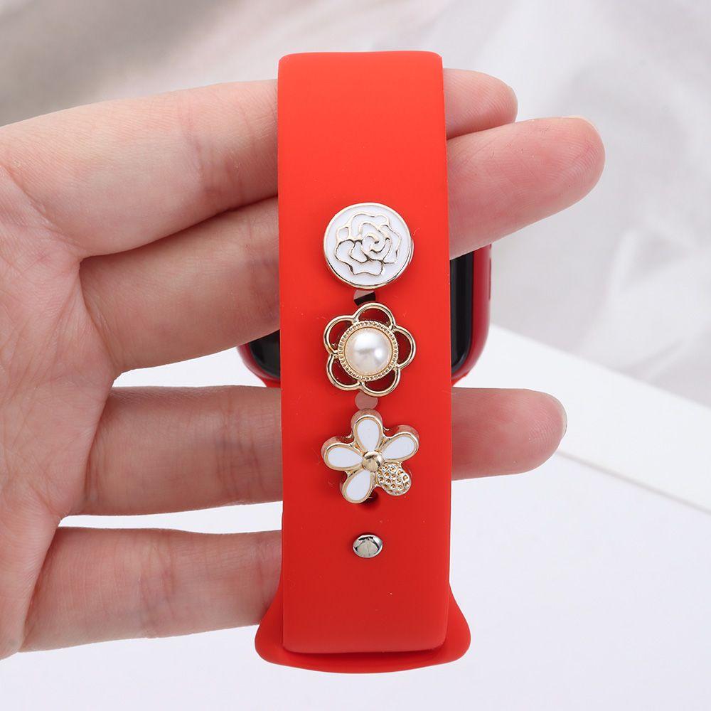 Ремешок с подвесками, декоративный кольцевой гвоздь, ремешок для часов, орнамент, гвозди для Apple Watch Band