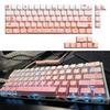 74 клавиши Боковая печать Полупрозрачные колпачки клавиш Sakura Оригинальный профиль Сублимация Подсвечиваемая колпачок клавиши для 60 Механические клавиатуры