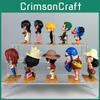Набор ПВХ фигурок One Piece Коллекционная модель с персонажами аниме Луффи Зоро и Боа Хэнкок для фанатов
