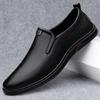 Fashion Leather Men Casual Shoes Slip On Formal Loafers Luxury Brand Comfortable Men Moccasins Italian Soft Male Driving Shoes