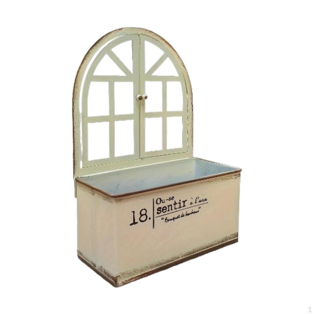 Шикарный металлический настенный декоративный ведро для растений, держатель для растений, держатель для цветов для сада в фермерском доме, столешница