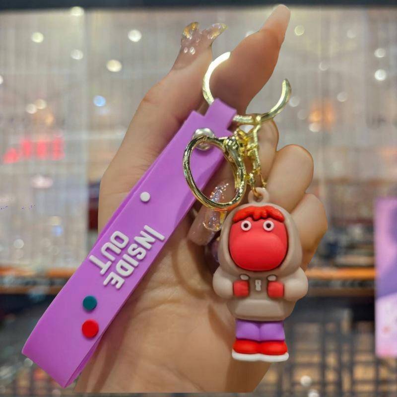 Cartoon Keychain Pendant, Wooden Stick Figure, Key Chain, Blind Box, Tide Play Pendant.