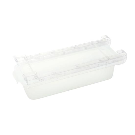 Коробка-органайзер для еды, компактная пластиковая прямоугольная полка для хранения овощей на холодильнике для дома