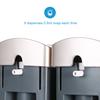 CHUANGDIAN 300ml*2 NO Drilling Wall Mounted Double-Head Manual Soap Dispenser Bathroom Shower Gel