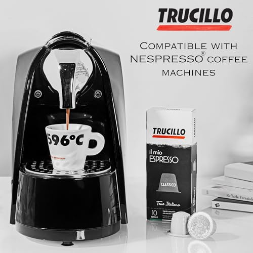 TRUCILLO Il Mio Espresso Classico - 10 Кофейных Капсул (55г) | Итальянский эспрессо средней обжарки | Совместим с Nespresso® Original Line | Насыщенный и сбалансированный