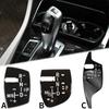 Car Styling 3D M Emblem ABS Gear Shift Knob Sticker Cover Decoration For B+W