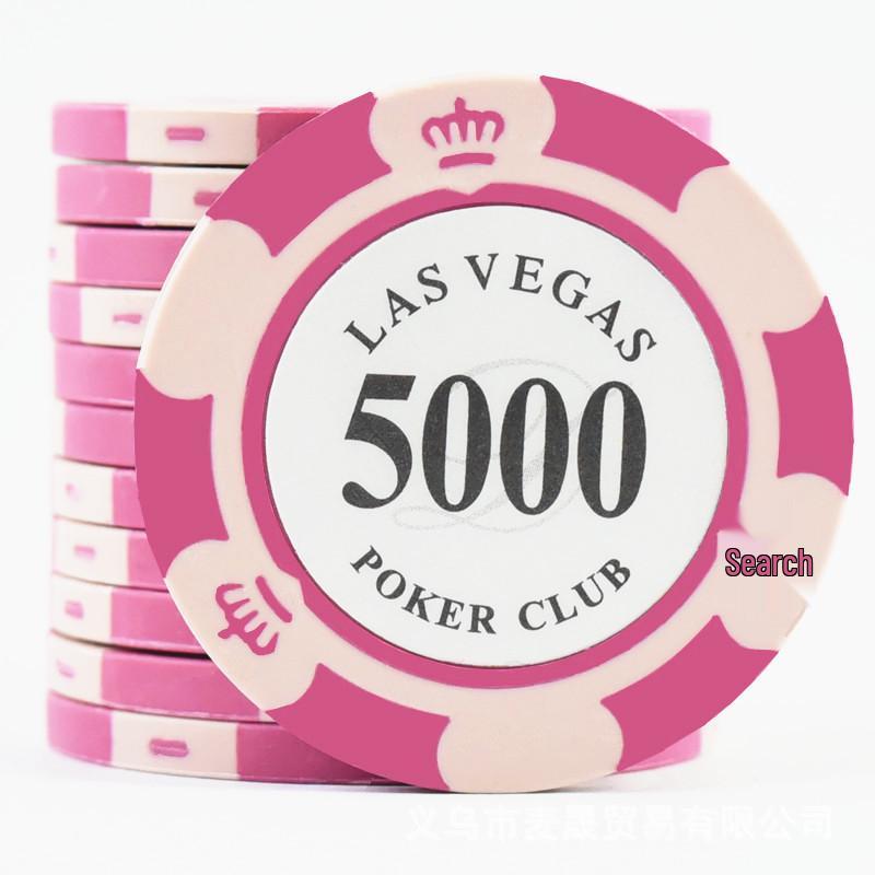 Набор глиняных фишек для Техасского Холдема и Маджонга Crown с железными вставками, алюминиевый кейс, скатерть для Гуаньдана