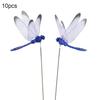 10шт искусственная имитация стрекозы колья открытый сад двор газон украшения