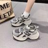 Популярная женская обувь на платформе, кроссовки «папины», женская обувь для увеличения роста, новинка 2025 года, универсальная, повседневная и тонкая, дышащая спортивная обувь на мягкой подошве