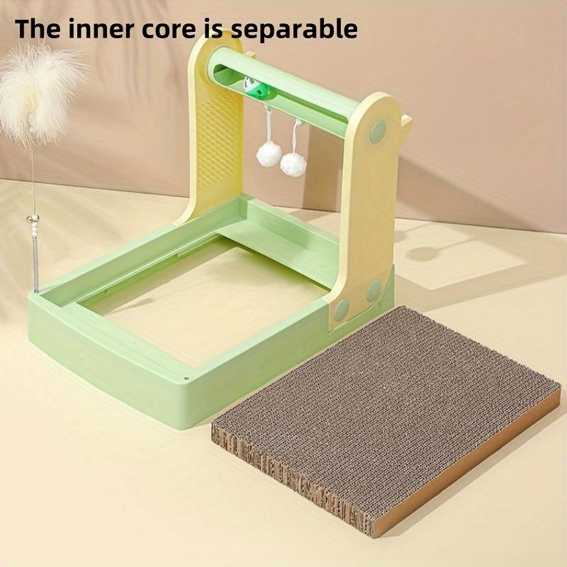 Прочная когтеточка из гофрированной бумаги с когтеточкой, игрушка для кошек для кошачьих царапин и развлечений