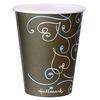 Sunnap Paper Cups, Polyethylene Laminated, Perfect for Hot or Iced Drinks, Heart Pattern, 3 Colors (White, Blue, Black), Hallmark, Stylish Design, Thi