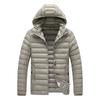 Autumn Winter Men's Light Down Jacket Fashion Hooded Short Large Ultra-thin Lightweight Youth Slim Coat Down Jackets