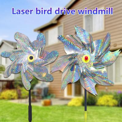 10 шт. садовая вертушка для отпугивания птиц высотой 20,5 дюйма, светоотражающая вертушка для двора, декоративная вертушка для отпугивания птиц для патио, фермы, сада