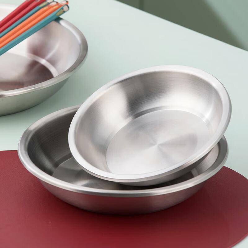 304 Stainless Steel Deep Round Plate