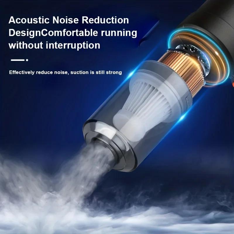 Handheld Mini Car Mounted Vacuum Cleaner Vehicle Wireless Portable Handheld Automobile Mini Vacuum Cleaner for Car Home