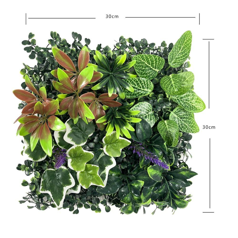 Вечная жизнь Искусственная стена из растений Панель Сделай сам Искусственный папоротник Трава Ширма для конфиденциальности