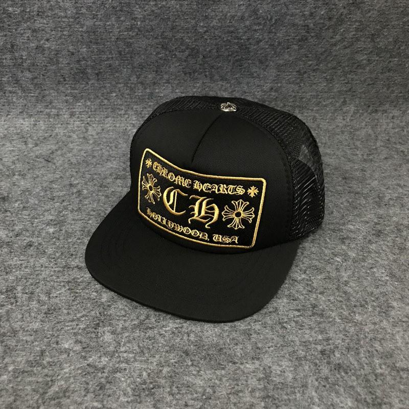 New Trend Hat, Embroidered Fashion Hip Hop Shade Mesh Cap, Women's Pingyang Baseball Cap