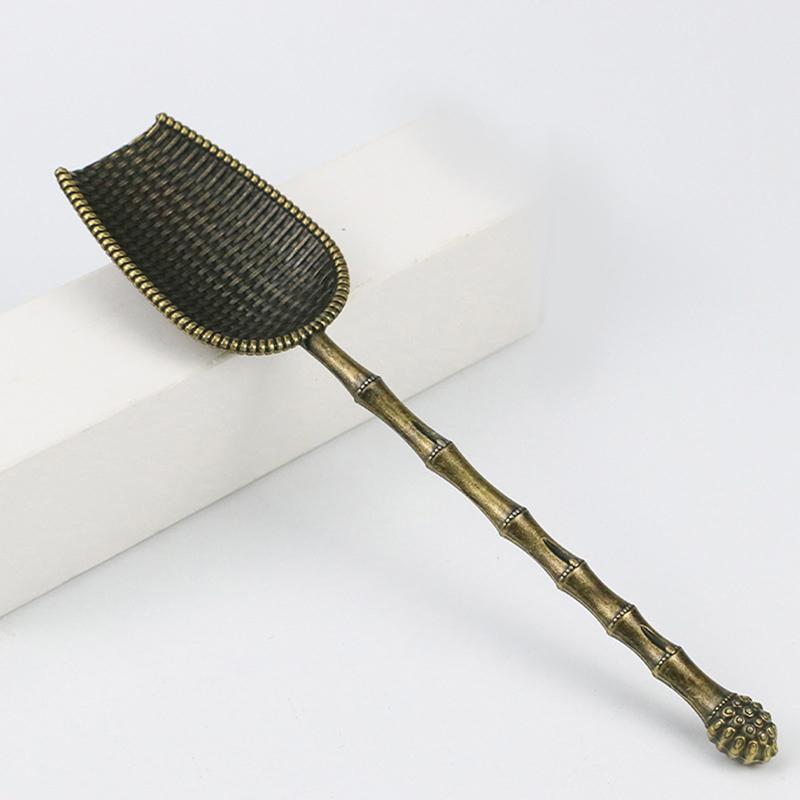 Чайная ложка в стиле ретро в китайском стиле, чайная церемония в стиле кунг-фу, чайная лопатка, сахар, соль, кофейные ложки, чайная утварь, кухонные принадлежности