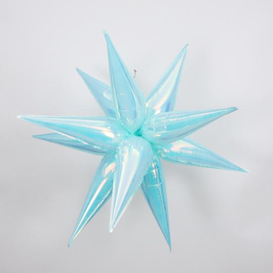 2 шт. переливающихся 4D воздушных шара, большой голографический фольгированный шар, радужный майларовый алюминиевый шар для украшения дня рождения, свадьбы, детского душа