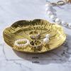 1 шт., поднос из золотого металла в винтажном стиле, витрина для фруктовых тортов на свадьбу