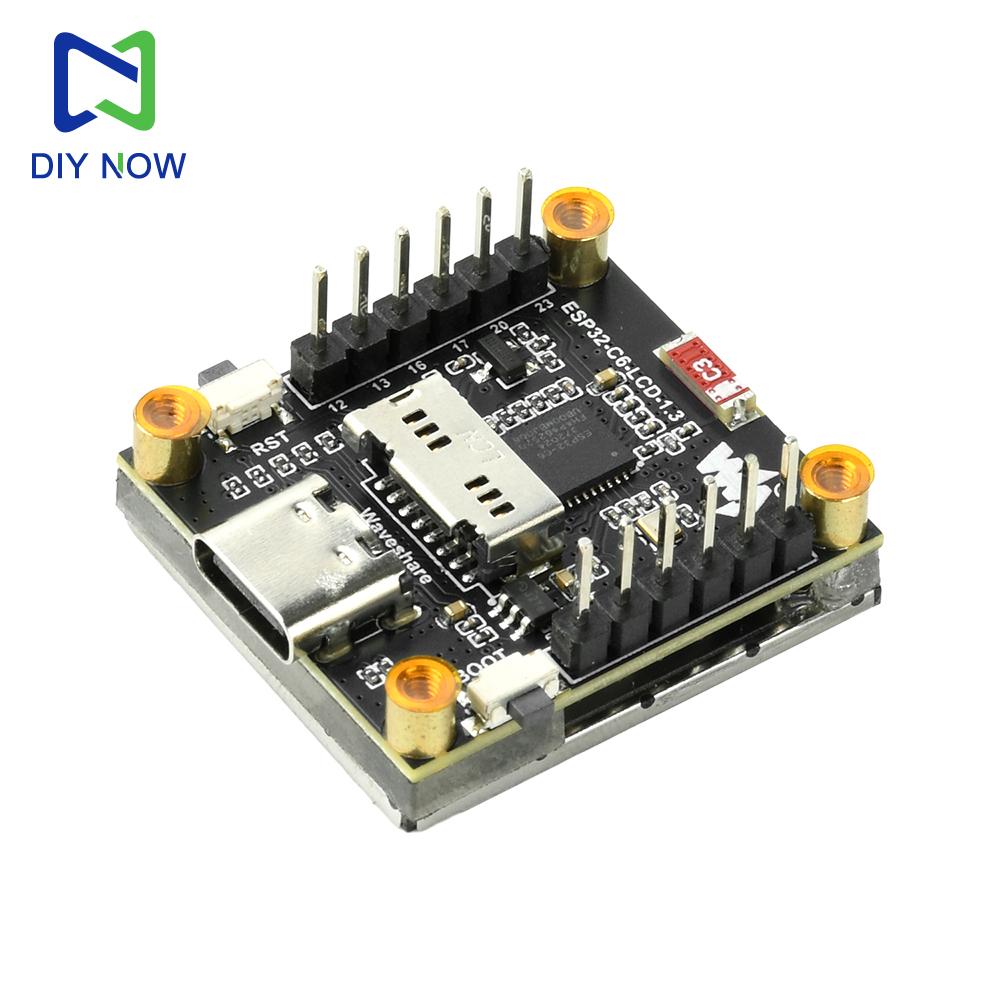 ESP32-C6 LED Display Development Board 1.3-inch 240*240 Resolution ST7789 Driver SPI Supports WiFi 6/Bluetooth 5 for AIoT