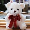 Плюшевые игрушки мишки с бантом, милые куклы-мягкие животные, подарки на день рождения для детей