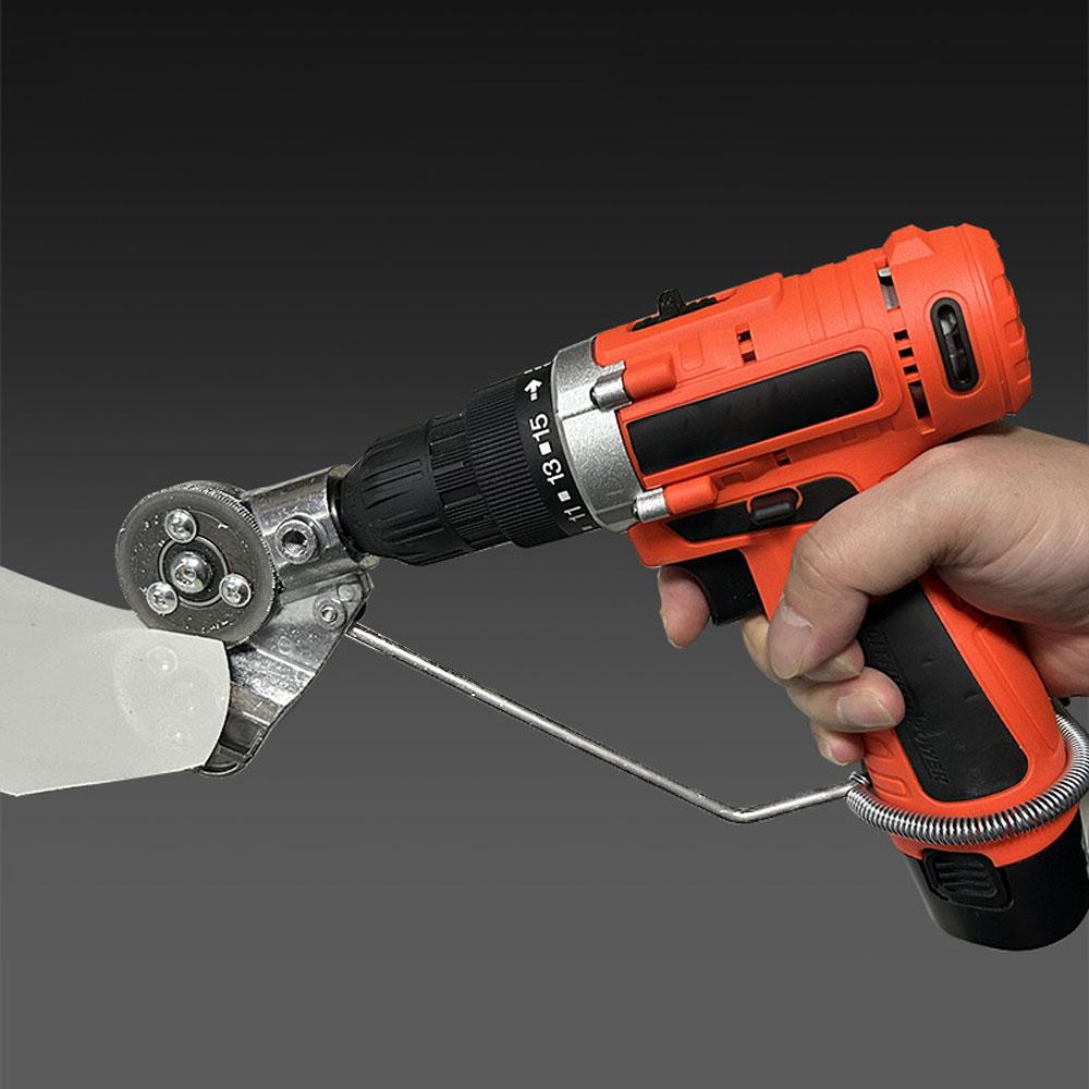 3pcs Drill Convert Shears Plate Cutter Metal Sheet Cutter Tool Labor-saving Cutting Tool Sheet Metal Cut Electric Scissor