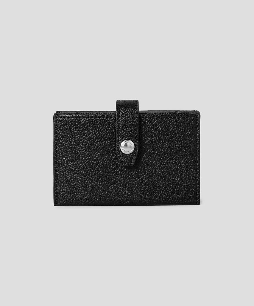 Аксессуар Beanpole Кожаный кошелек-гармошка Черный