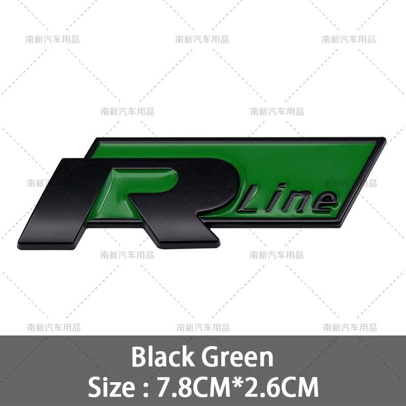 2026 Hot For VOLKSWAGEN VW 3D Metal R Line Logo Rline Badge Car Front Grille Emblem Stickers for Volkswage Polo Passat B5 B7 Gol