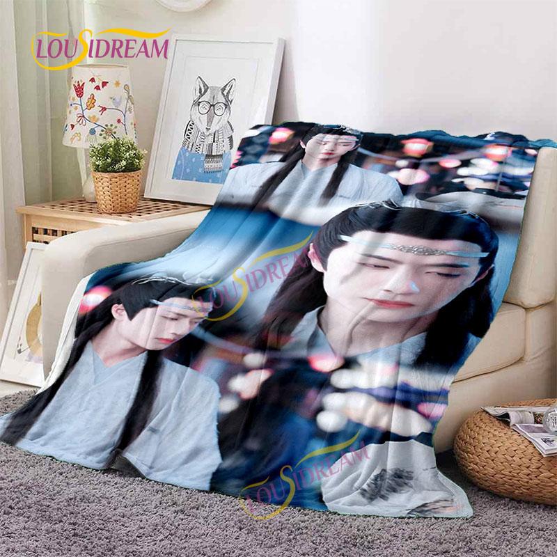 The Untamed Flannel Throwing Blanket Sofa Bed Home Office MoDaoZuShi Weiwuxian Blanket Practical Gifts for Friends and Family.