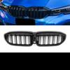 2PCS High Quality ABS Car Stylin Front Grilles Kidney Dual Slat Grille For BMW 3-Series GT F30 F31 F34 G20 E90 E91 Accessories