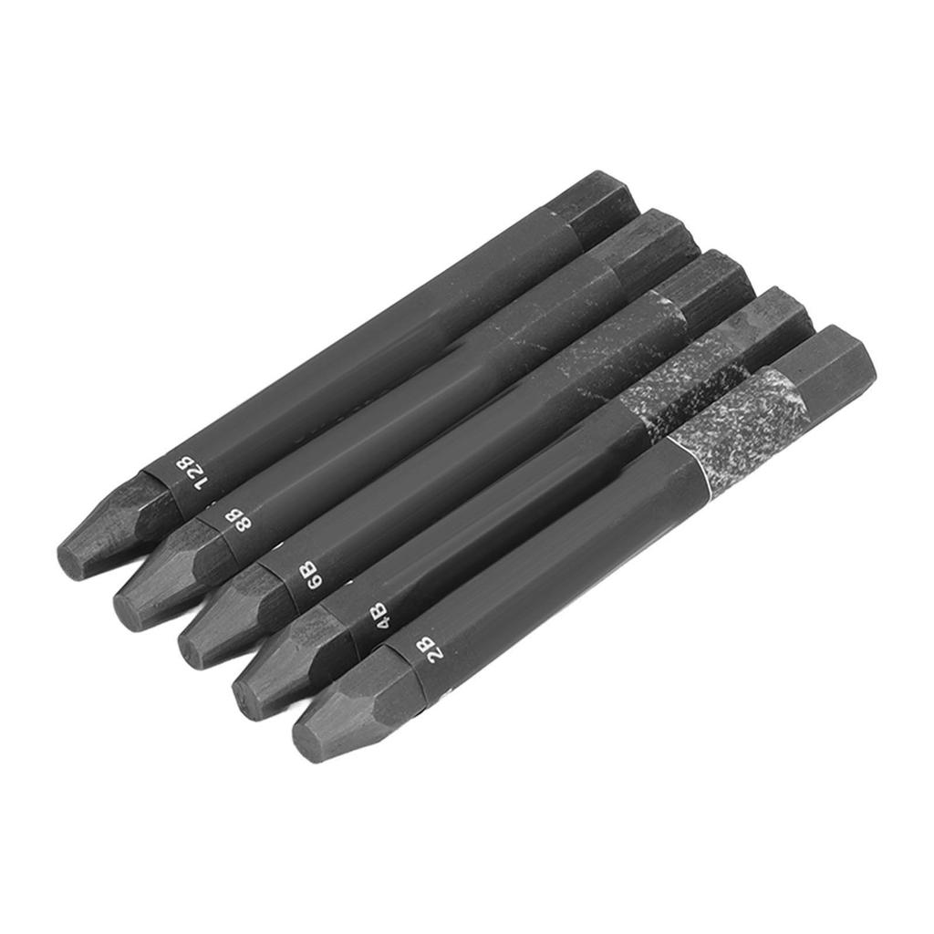 5 Pcs Graphite Sticks Water Soluble Safe Environmentally Friendly Hex Rod Graphite Stick Set for