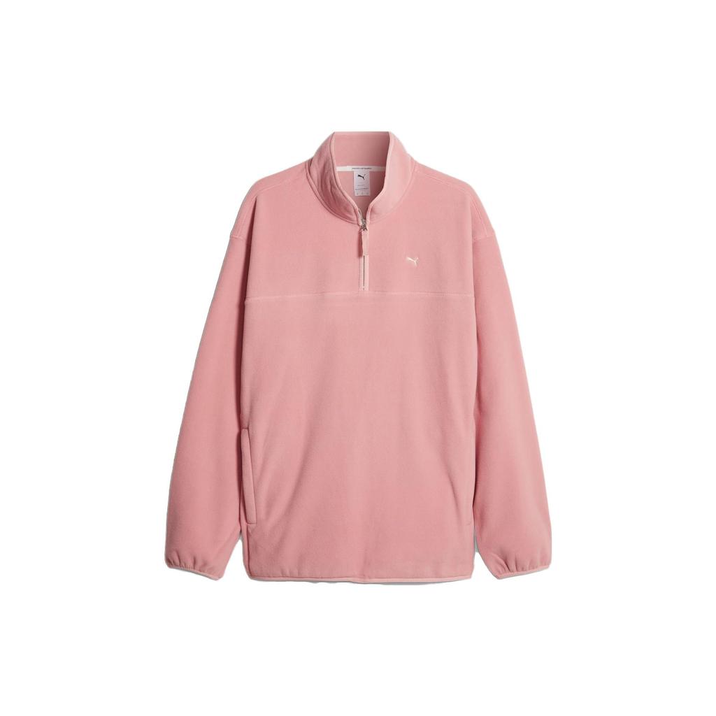 Puma MMQ Polar Fleece Pullover Sweater Unisex Tops Розовый 620820-23
