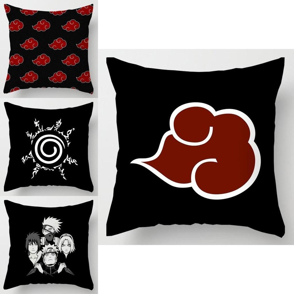 Роскошная аниме наволочка Наруто с мультяшным логотипом для стильного домашнего декора