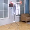 Stable Base Clothes Rack Portable Folding Clothes Rack with Stable Base Flexible Arm for Space-saving Drying Solution