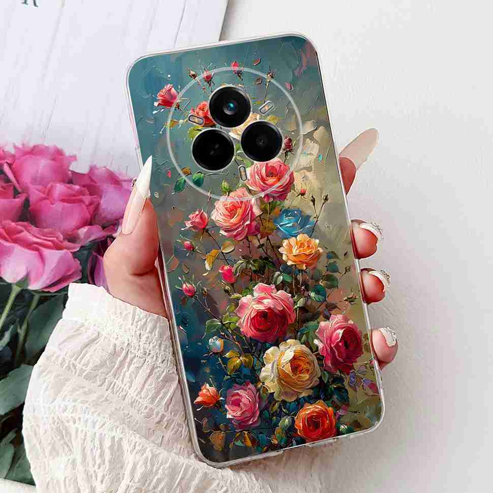 Чехол для Realme 14 Pro 5G RMX5056 Новый модный стиль Мягкий силиконовый чехол из ТПУ для Realme 14Pro+ 14Pro Plus 5G RMX5051 Защитный корпус-бампер