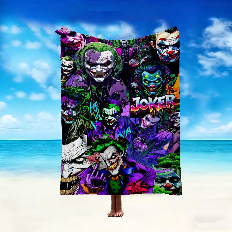 1pc Cozy Print Blanket, JOKER Blanket Appropriate for Home Picnic and Travel Adventures