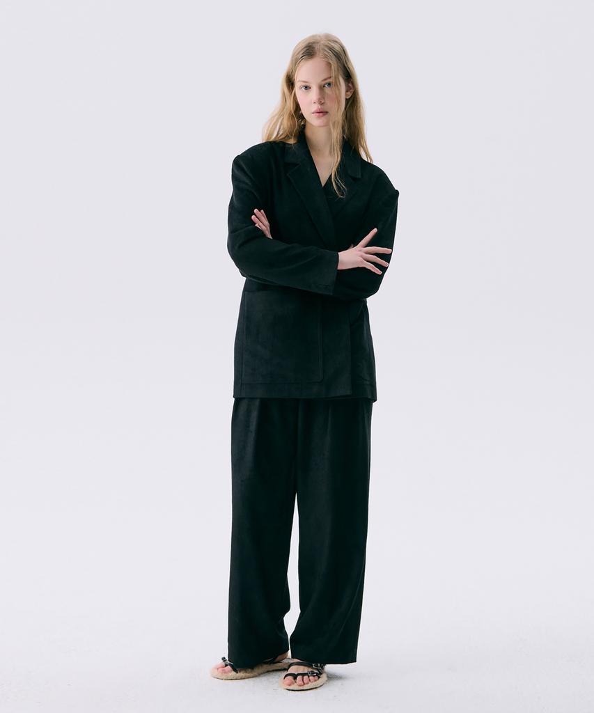 WNDERKAMMER 25 Corduroy Wide Pants_Black