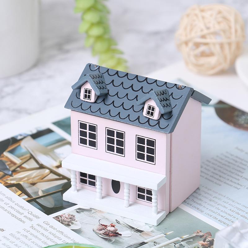 Креативный кукольный домик Мини Мебель Симпатичная Карманная Вилла Орнамент
