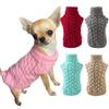 Classic Solid Chihuahua Puppy Dog Sweater for Small Dogs Winter Warm Pet Clothes Yorkshire Schnauzer Pullovers Disfraz De Perro