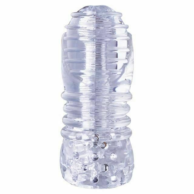 Male Clear Masturbator  Stroker Silicone Soft Transparent  Masturbators