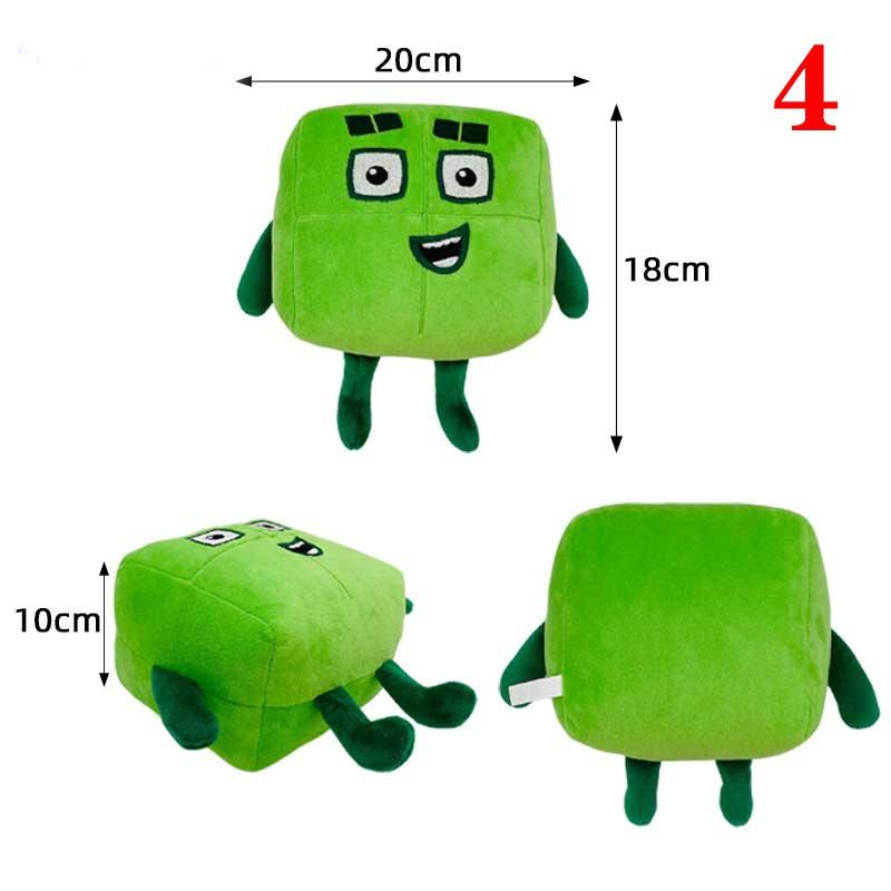 10 стилей, цифровые блоки, плюшевые игрушки, мягкие куклы, фильмы, сериалы, мультяшные развивающие игрушки, детский подарок