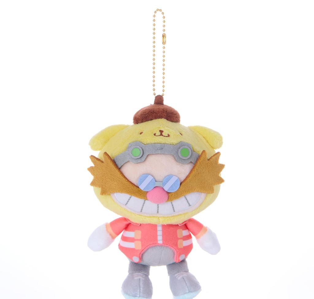 SEGA ЛЮБИМЫЕ ДРУЗЬЯ СОНИКА Персонажи Sanrio талисман Эггман x Помпонпурин & Доктор