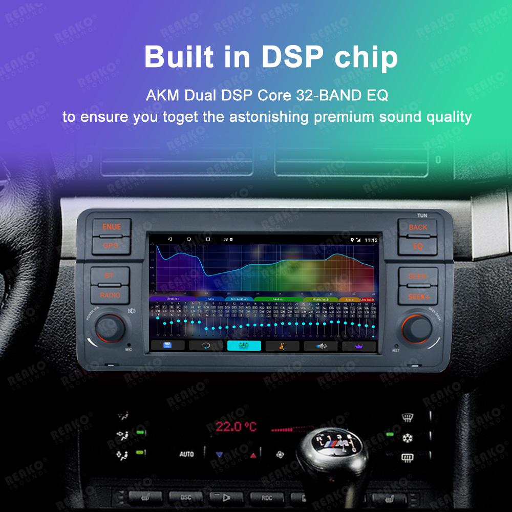 Android 12 Автомобильный радиоприемник с автоматическим Bluetooth-динамиком Navigatio для BMW 3 серии E46 1999-2005 гг. Мультимедийный плеер Carplay Android Auto 4G 8-ядерный WIFI