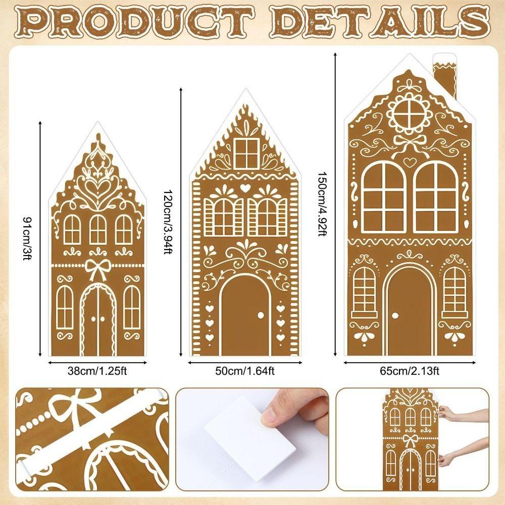 Multicolor Christmas Decorations Wall Ornament Decorative Background Cloth  Christmas Supplies