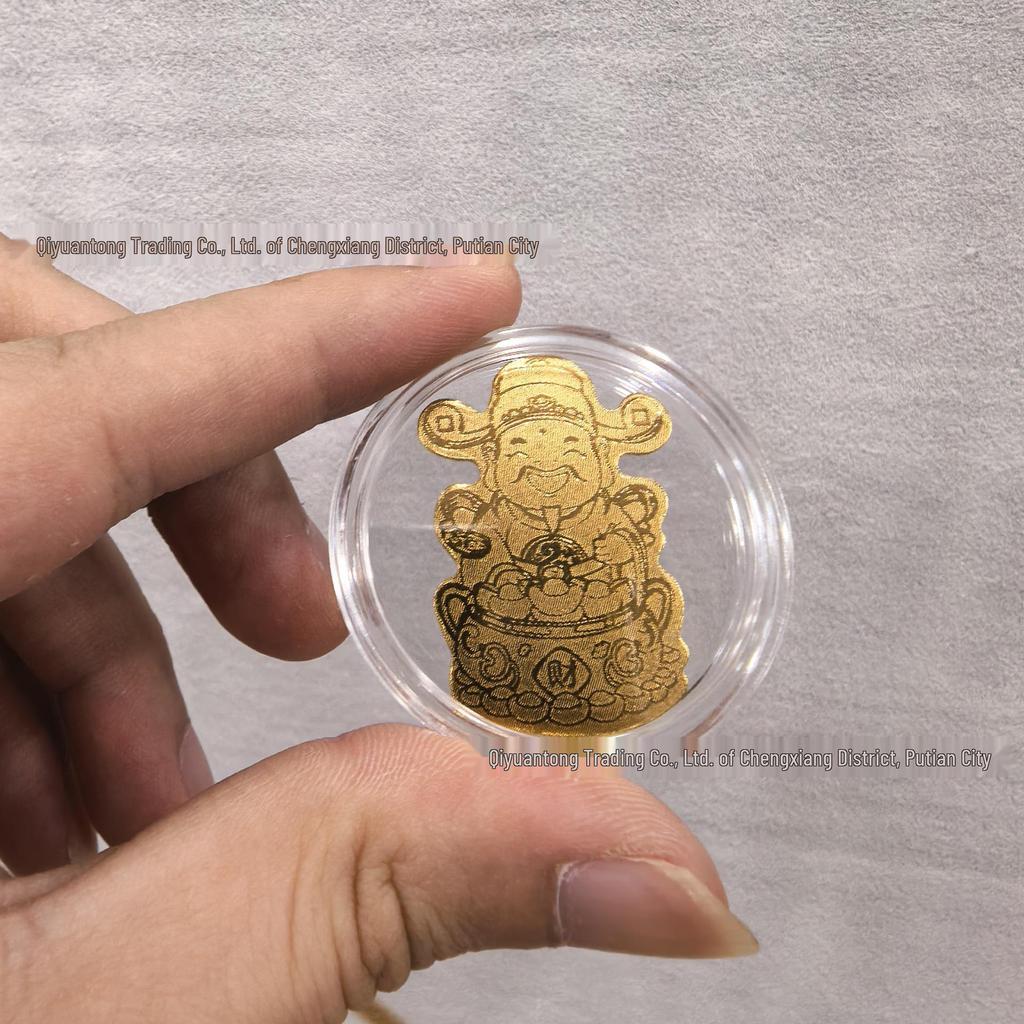 999 Pure Gold Princess Lucky Mobile Phone Sticker – Brings Prosperity and Happiness