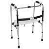 Narrow Walker Adjustable 6 Gears Stainless Steel Folding Elderly Walking Aid for Hospital Family