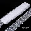 10yards/lot Multi-Color Lace Trim Fabric 40MM Embroidered Net Lace Trim For Sewing Decoration DIY Embroidered Lace Ribbon