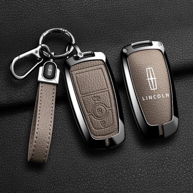 Чехол-брелок для ключа автомобиля из сплава для Lincoln Continental Mkc Mkz Mkx Navigator Z Nautilus Aviator Corsair Брелок