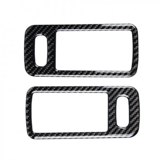 Real Carbon Fiber Car Interior Door Handle Cover For Ford Mustang 2009-2013